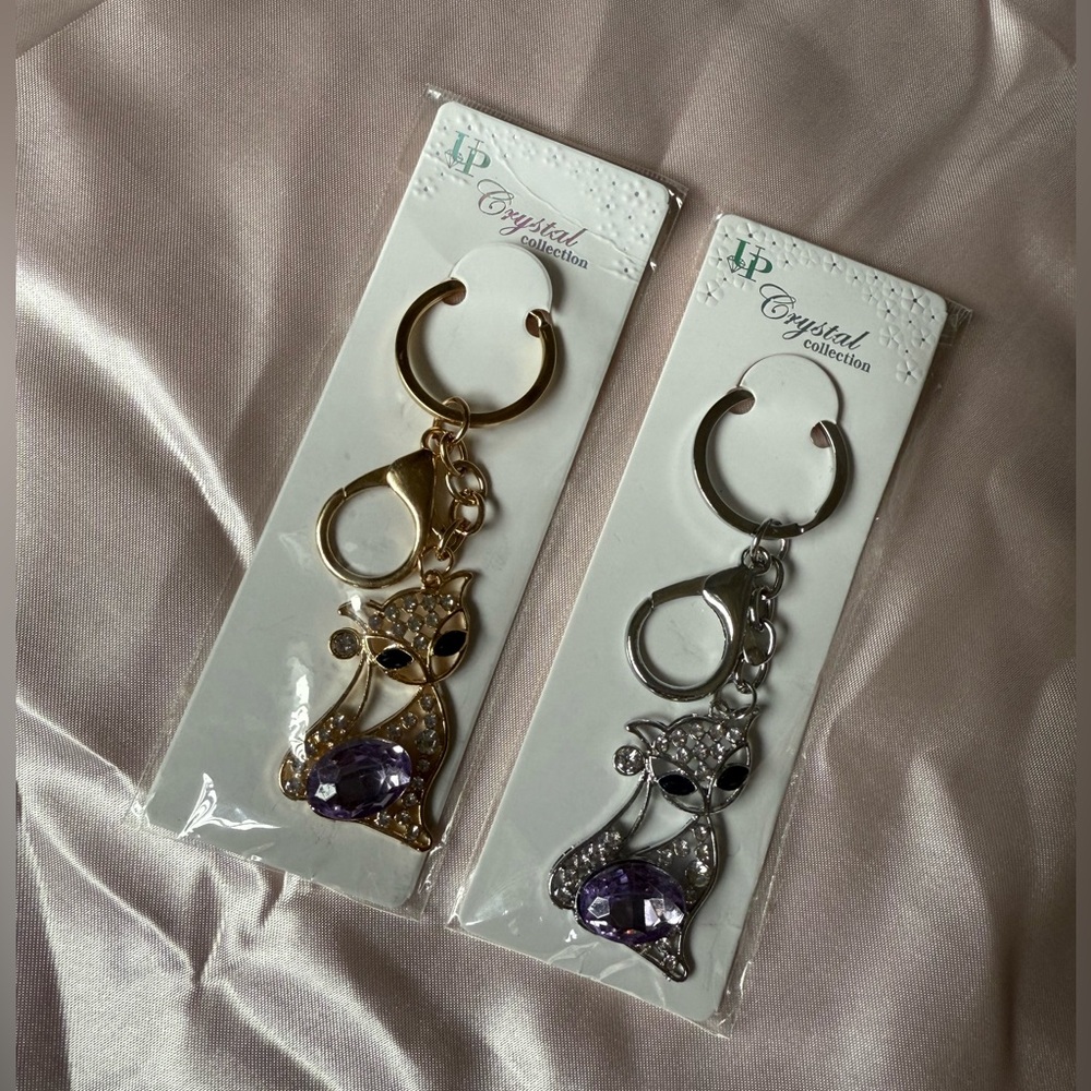UP Crystal Collection Cat Bag Charm Set